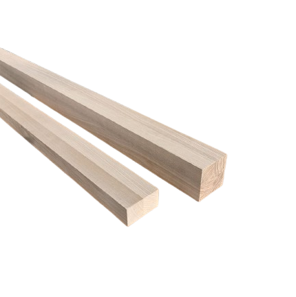 Ясеневий брус цільноламельний 80×80 мм